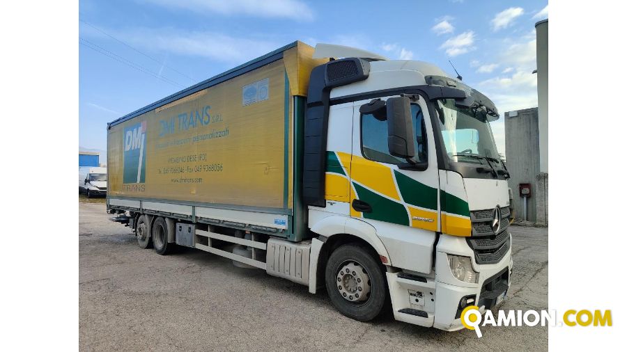 Mercedes Mod. MERCEDES Vers. MERCEDES | Motrice Cassone fisso con centina con sponda | INDUSTRIAL CARS S.P.A