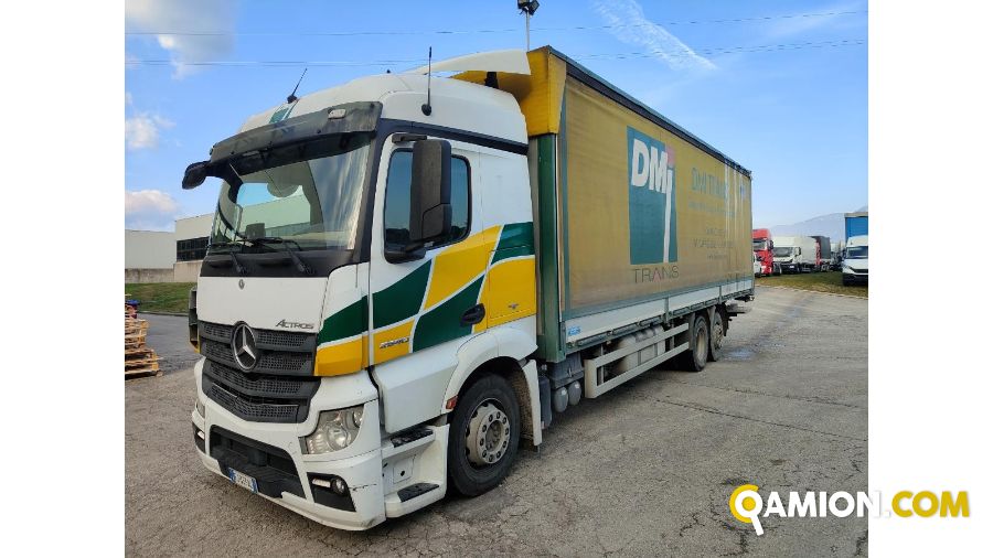 Mercedes Mod. MERCEDES Vers. MERCEDES | Motrice Cassone fisso con centina con sponda | INDUSTRIAL CARS S.P.A