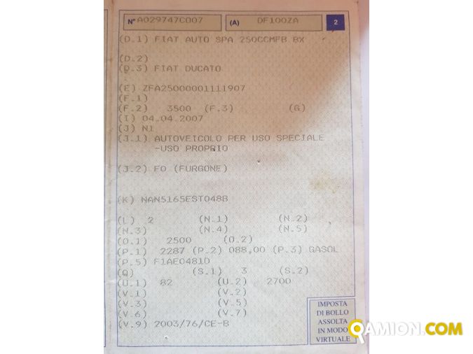 Fiat DUCATO 40000 km originali | Altro Altro