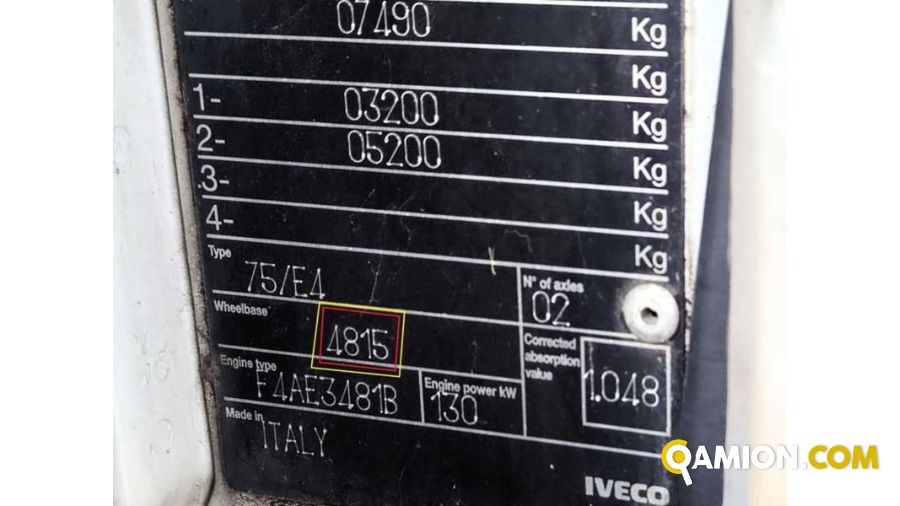 Iveco ML75E18/P FURGONE IN LEGA CON SPONDA ML75E18/P FURGONE IN LEGA CON SPONDA Altro | Milano Industrial S.P.A.