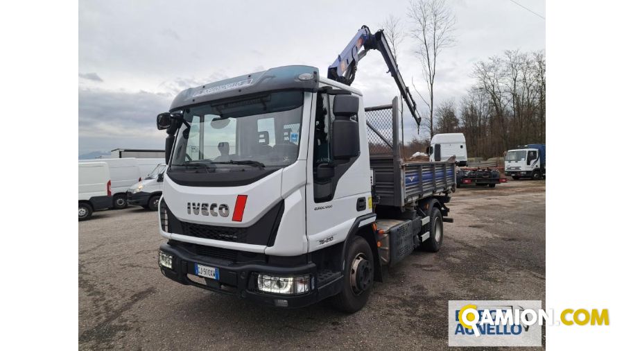 Iveco EUROCARGO ML75E21 EUROCARGO ML75E21 | Motrice Cassone Ribaltabile con gru | Borgo Agnello S.p.A.