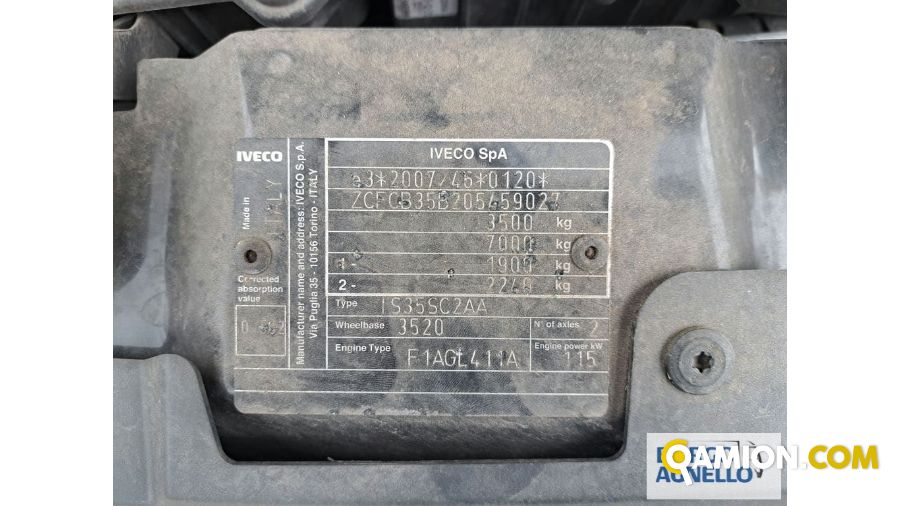 Iveco DAILY 35S16 DAILY 35S16 | Leggero Furgone > 35 q.li Altro | Borgo Agnello S.p.A.