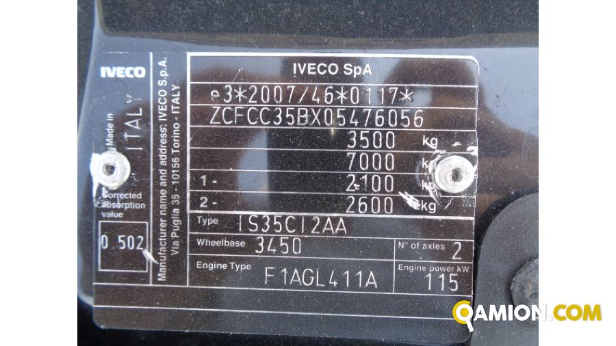 Iveco DAILY 35C16 DAILY 35C16 | Altro Altro | Iveco Orecchia