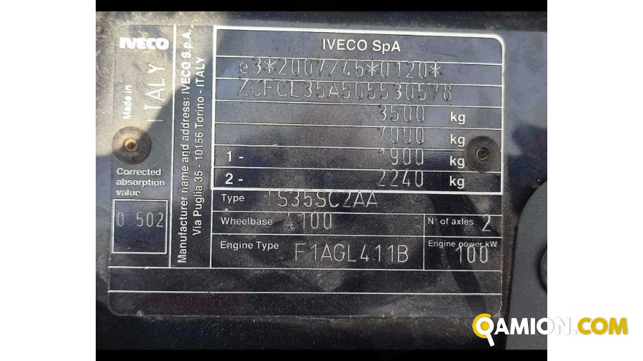 Iveco Daily 35 S14 V  | ATL SPA