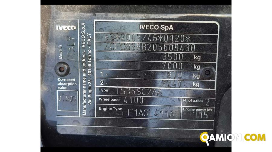 Iveco Daily 35 S16 V H3 4100 LD Daily 35 S16 V H3 4100 LD | Altro Altro | ATL SPA
