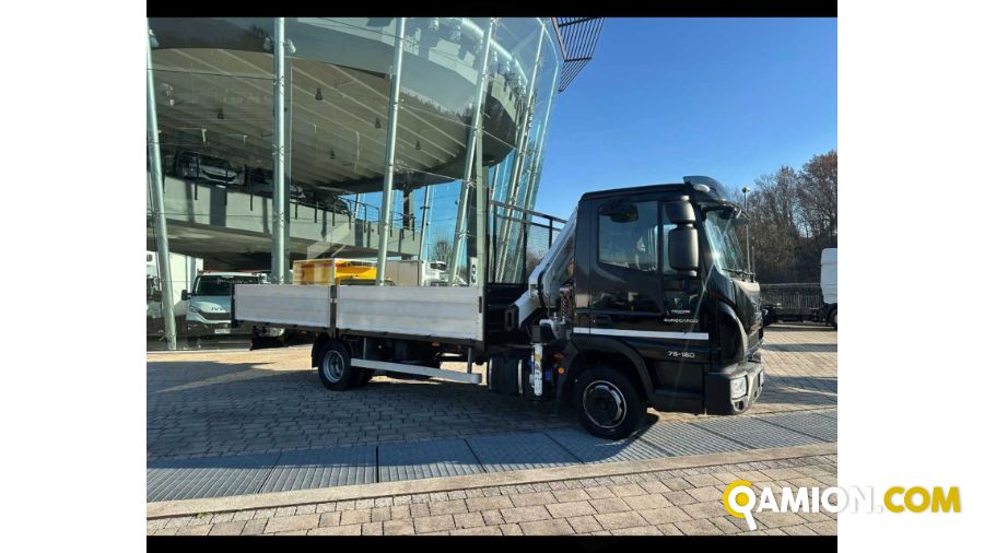 Iveco ML75E16/P - CASSONE CON GRU | TENTORI